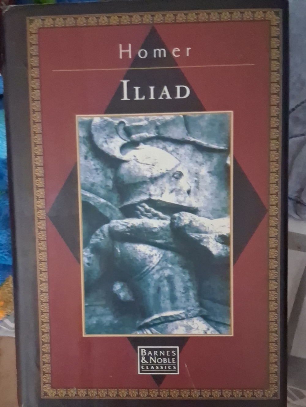 1993 hardcover edition of The Odyssey by Homer, published by Barnes & Noble